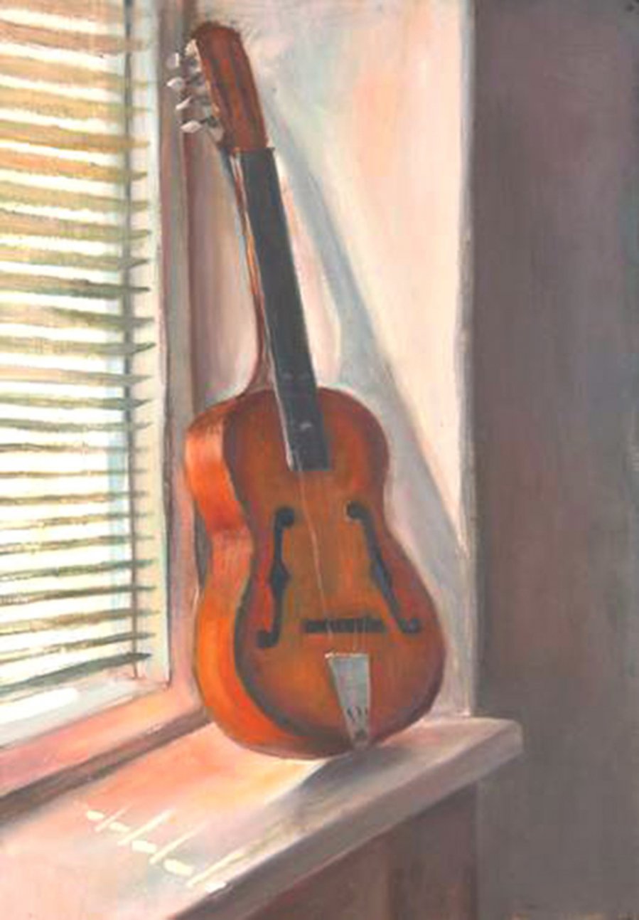 My Guitar oil painting