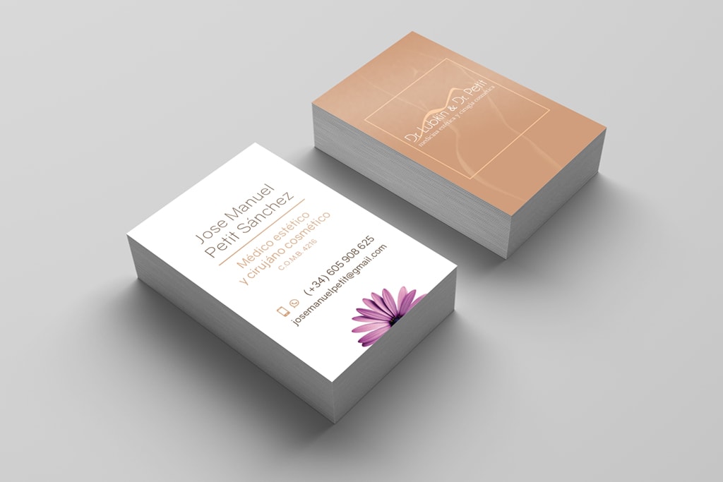 Business card cosmetic surgery